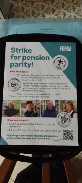 School Secretaries Strike