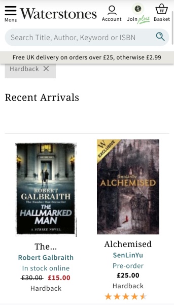 Waterstones and JKR new book