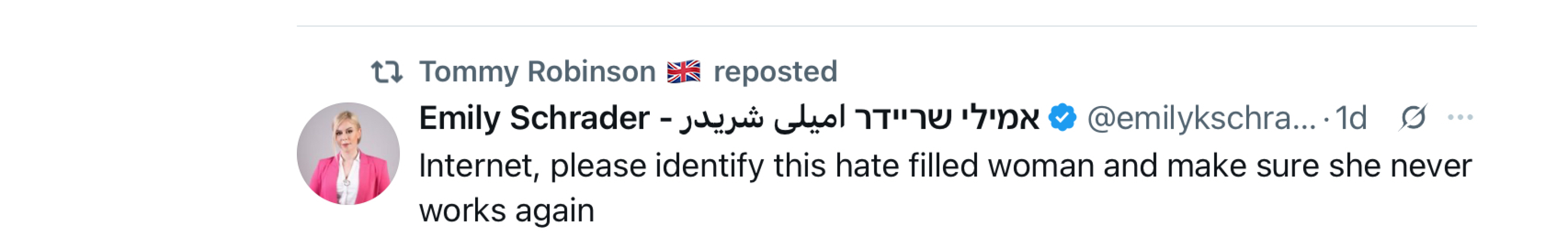 Tommy Robinson, Hitler and wooden crosses