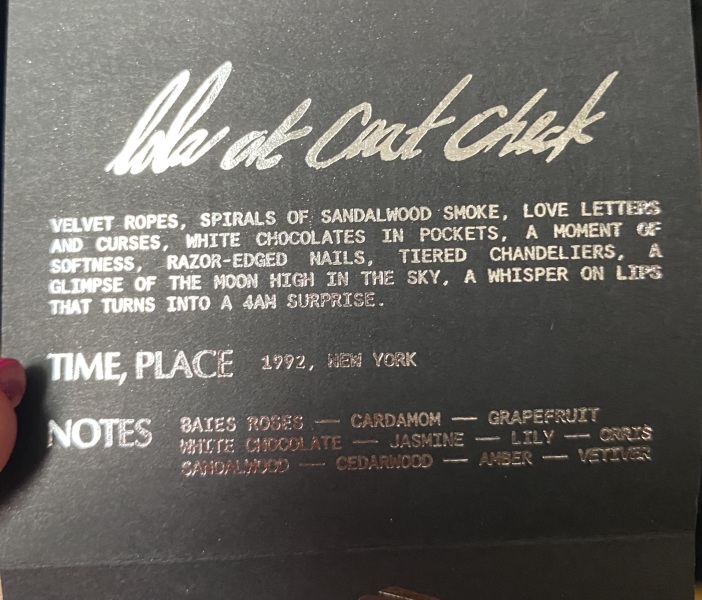 Scent of the day part Four - the friendly perfumistas still perfuming!