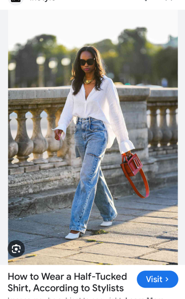When will people stop tucking their tops in at the front of jeans etc