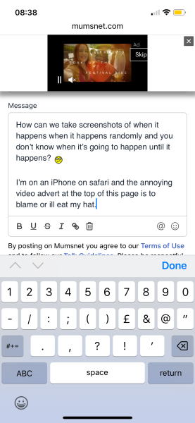 Page keeps refreshing and starting from the top