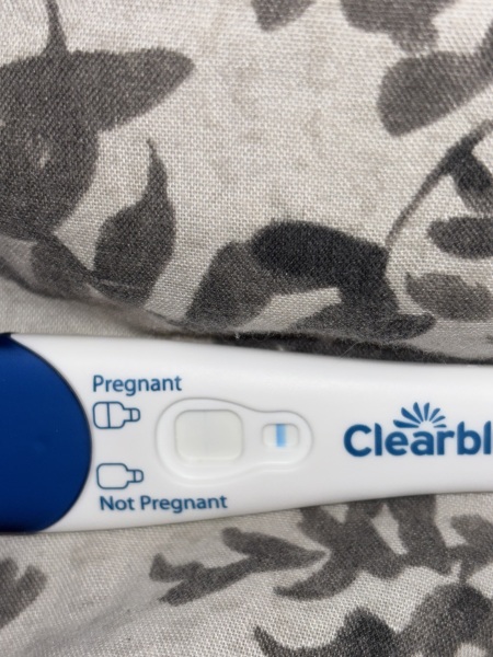 Clear blue test. Evap line or positive