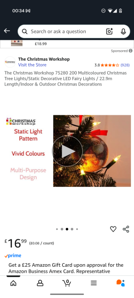 Coloured tree lights that aren't garish