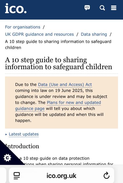Internal school safeguarding process - experienced advice please