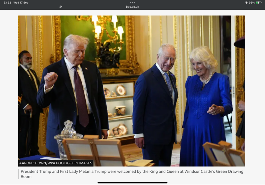 Just picturing having Trump as a house guest ...