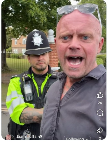 Husband is unrecognisable
