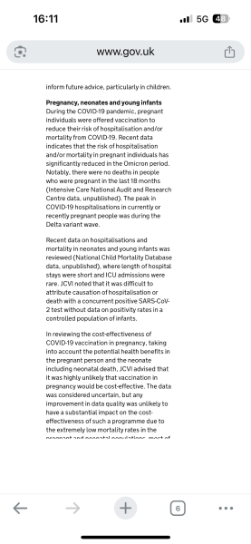 Are you having Covid 19 vaccine when pregnant?