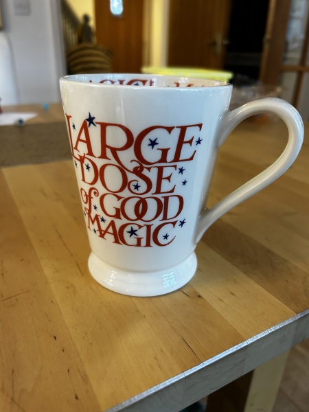 To ask a picture of your favourite mug for tea?
