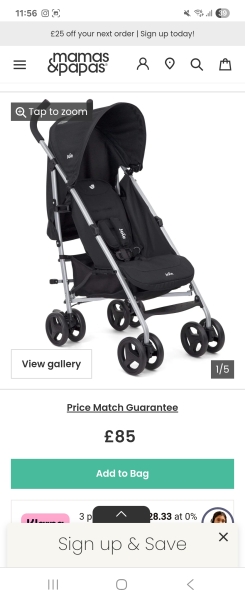 Pushchair advice
