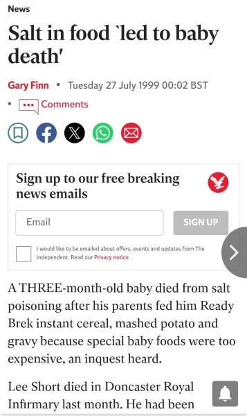 Gravy for a baby?!