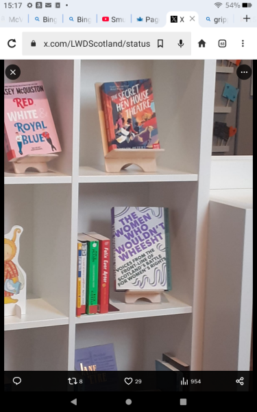 National Library of Scotland censors The Women Who Wouldn't Wheesht