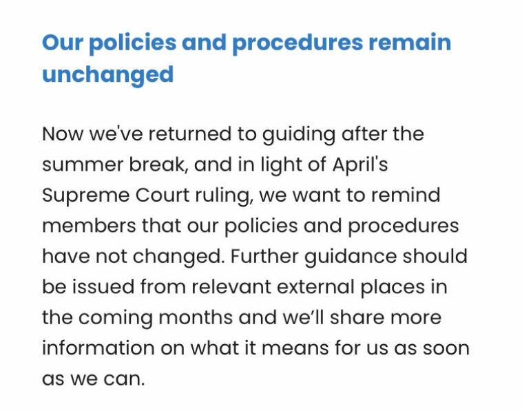 EHRC has now sent its new guidance to ministers