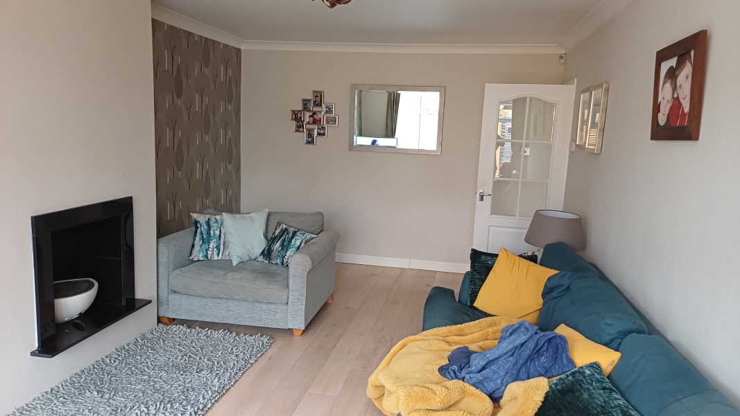 North facing living room