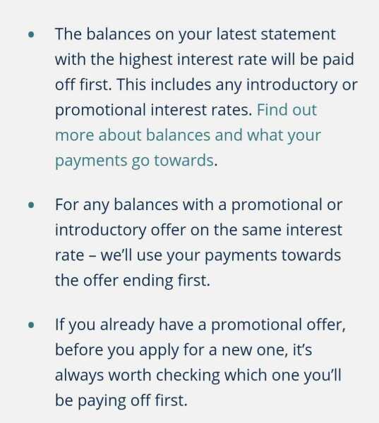 additional balance transfer on interest free credit card....