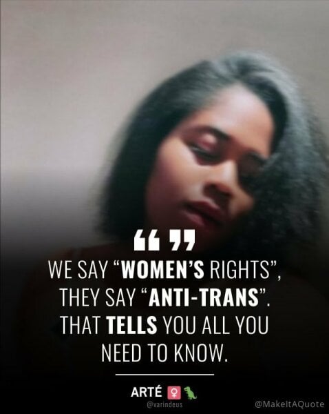 To be alarmed at the number of women who are throwing support behind causes that are clearly anti-woman?