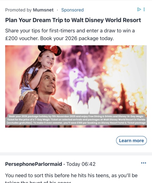 To not “babysit” my stepchild?