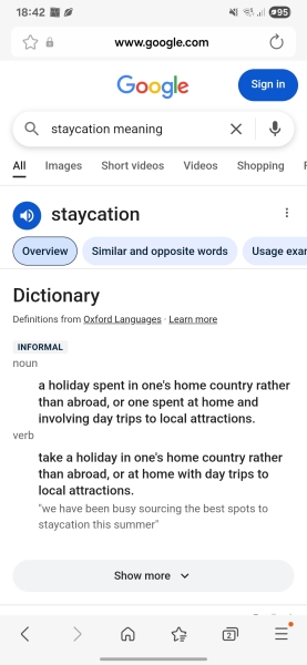 Staycation possibly Scotland