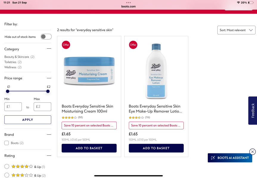 To give you an incredibly cheap recommendation for your skin?