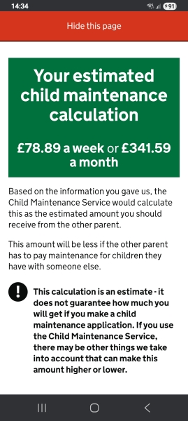 Should I apply for child maintenance, or a different course of action?