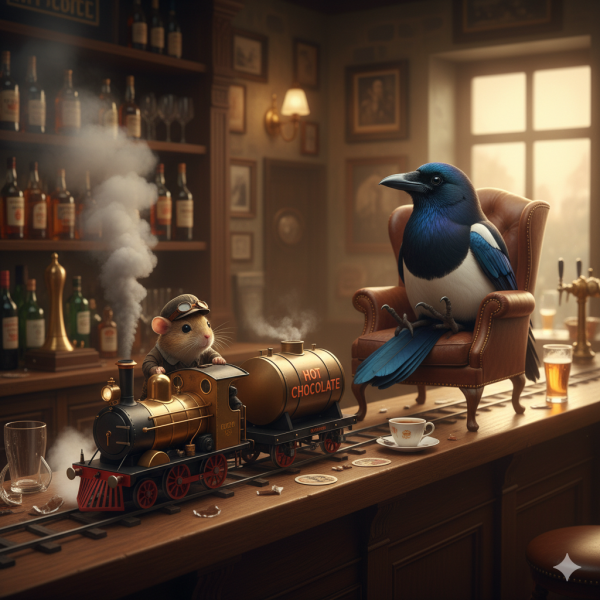 The Autumn Bluestocking - mist, mellow fruitfulness and hot chocolate!