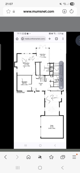 Remove wall that divides kitchen/utility for bigger kitchen