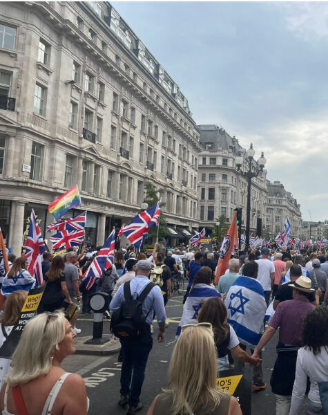 Why was it mostly men on the march?