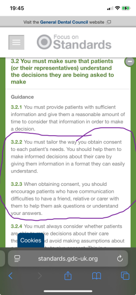 Dentist said he'd report me