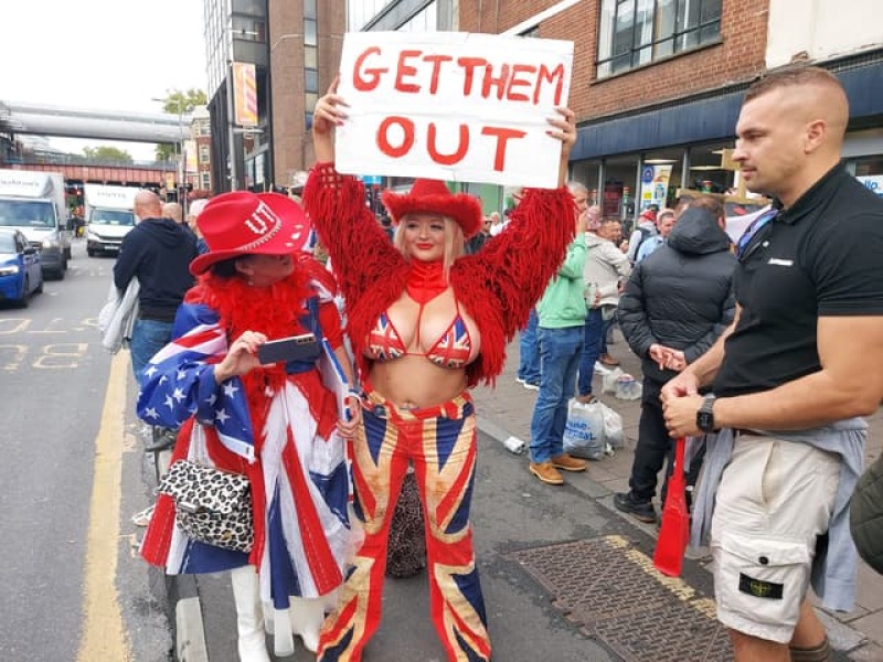 My son has gone on the march