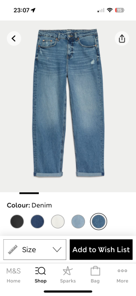 What jeans are we wearing?