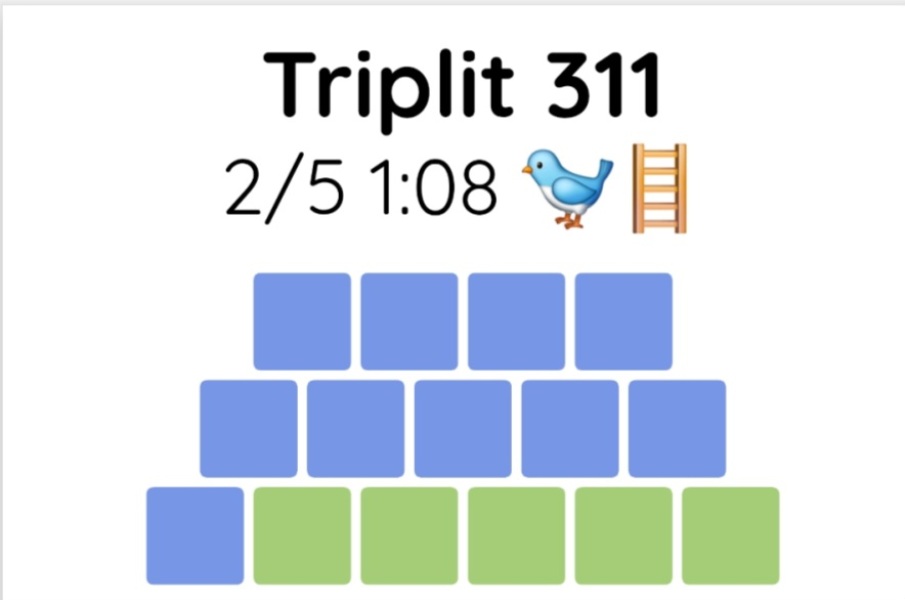 Yet another new word game - let me introduce you to Triplit!