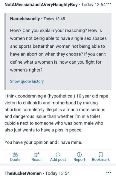 To be alarmed at the number of women who are throwing support behind causes that are clearly anti-woman?