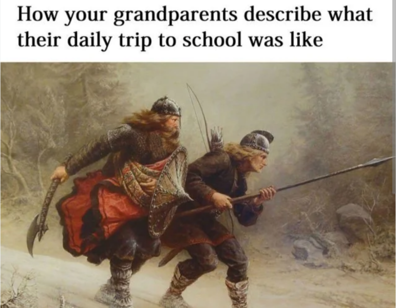 To make the kids walk 3miles to school?