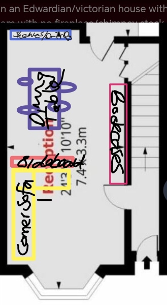 Do you have a long Edwardian/Victorian living room?