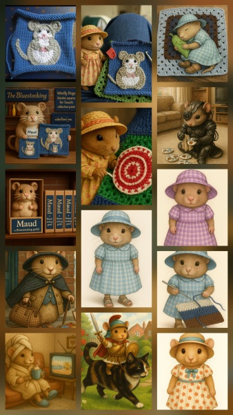 Woolly Hugs. Desperately sad news we are afraid. Making a Blanket for lovely Swashbuckled whose son has tragically died.