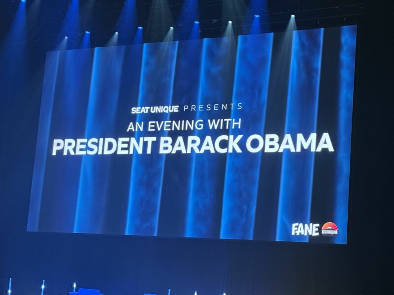 Anyone seeing Barack Obama at the O2 tonight (24/9)