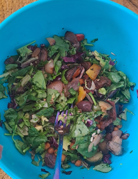 I made a mumsnet 'massive salad'