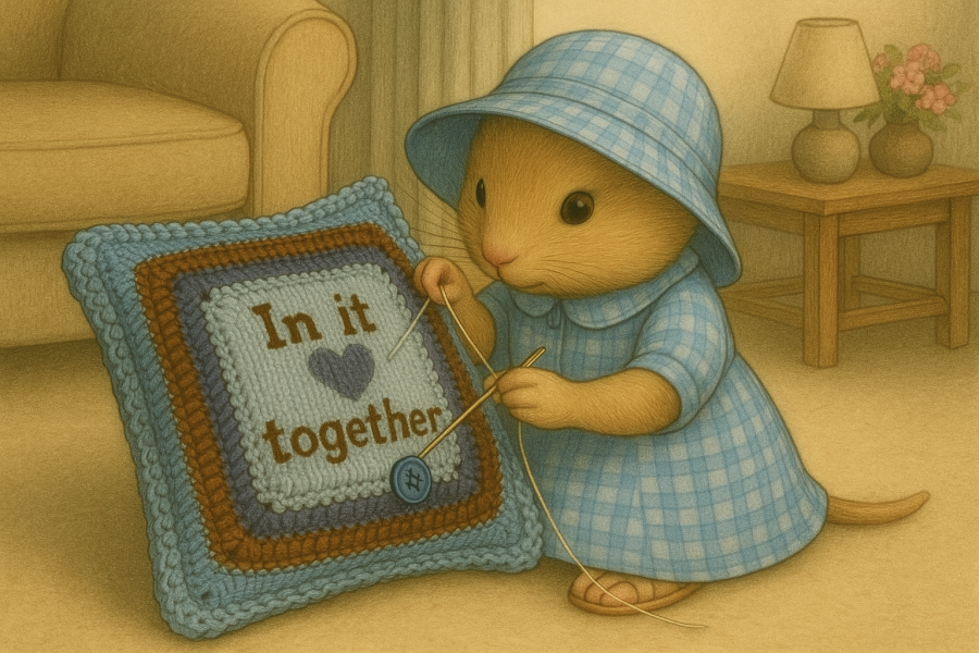 Woolly Hugs. Desperately sad news we are afraid. Making a Blanket for lovely Swashbuckled whose son has tragically died.