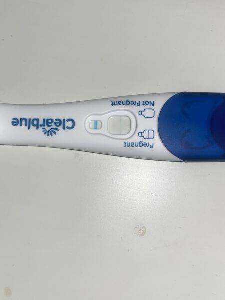 Evap or faint positive