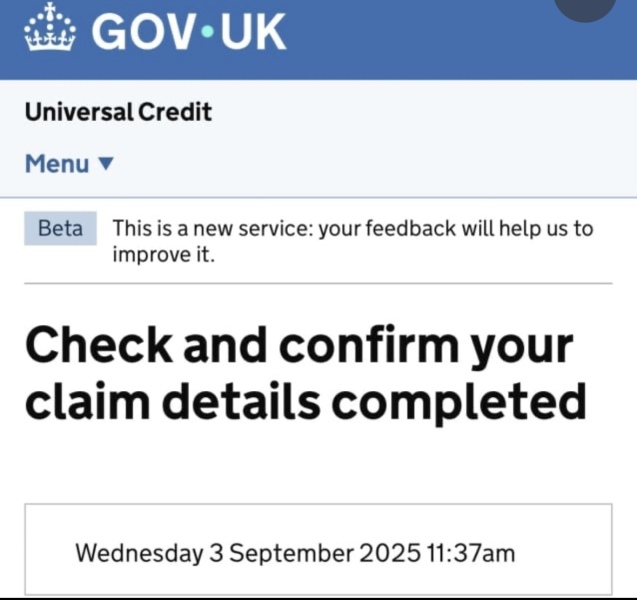 UC review and confirm details are the same?