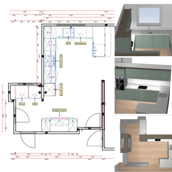 Kitchen layout where what would you store where?