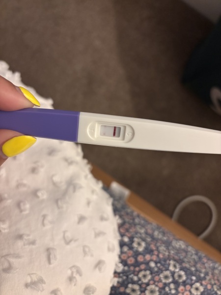 Faint line on one test and negative elsewhere