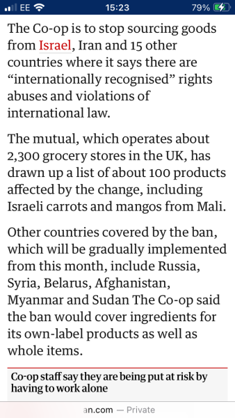 App to boycott Israeli goods