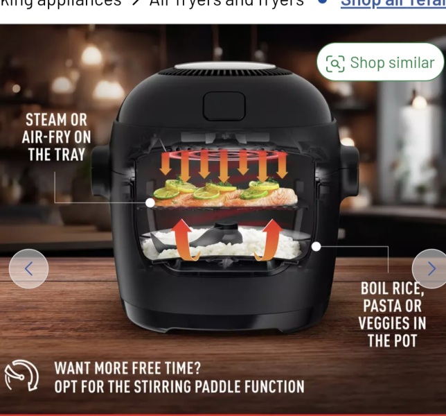 Tefal Multicook Actifry - what do I do with the paddle