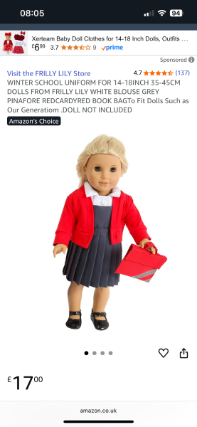 Present for playing teachers (7 y old)