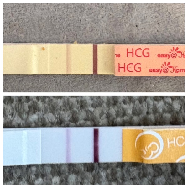Too faint for 15 to 17 DPO?