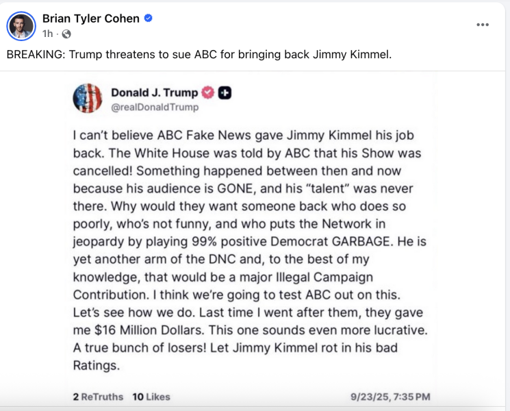 On and On and On It Goes - Trump thread #148