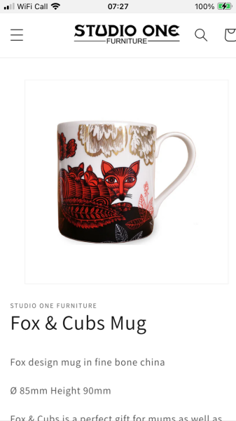 To ask a picture of your favourite mug for tea?
