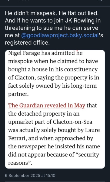 GLP are going after Sarah Philmore and are going to lose