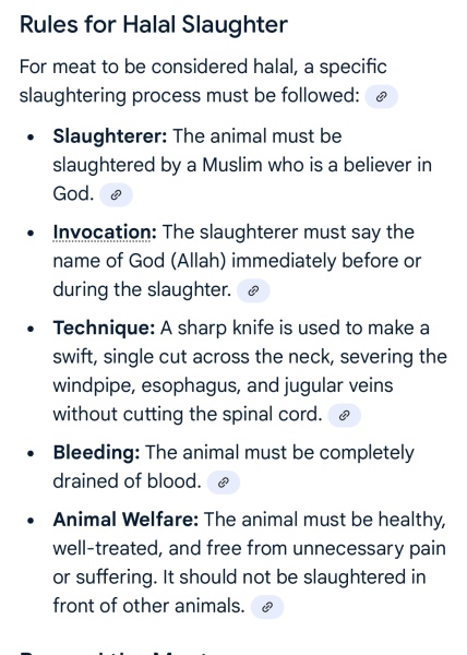 Growing trend for halal meat